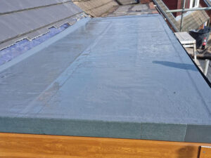 flat roof after